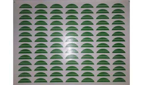 Decalque Meia Lua Verde Claro 2